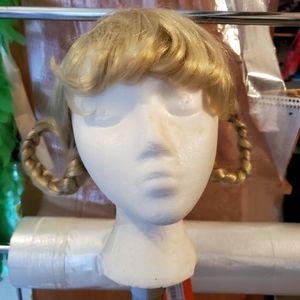 Dutch girl costume wig.